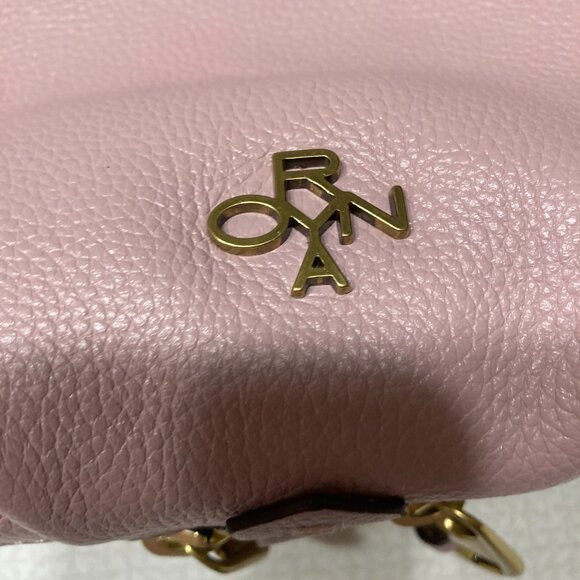 NWT Pale Pink Leather orYany Crossbody/ Satchel - Picture 2 of 14
